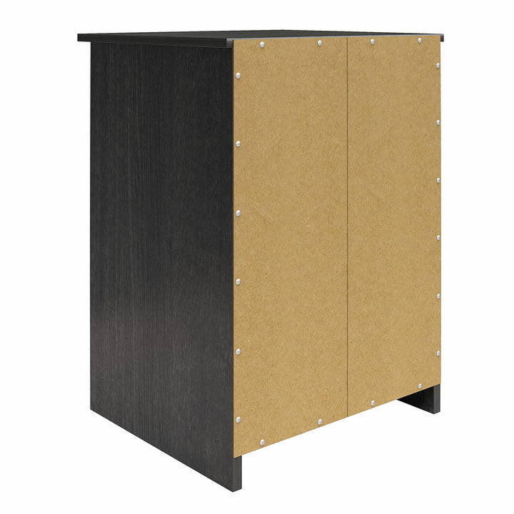 Edgewater Stylish Nightstand -  Black Oak