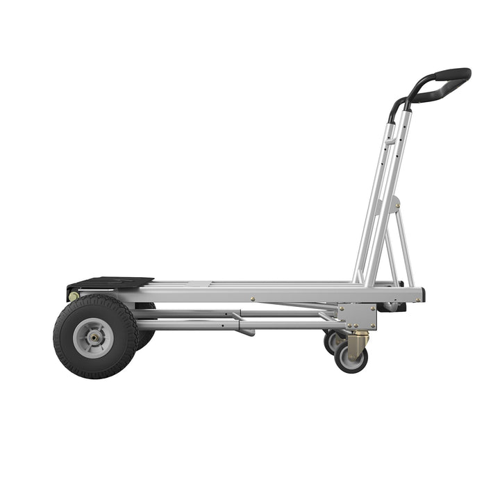 All-in-1 Tool Free Convertible Hand Truck with 4 Positions, 1000 lb Capacity - Black - 1-Pack