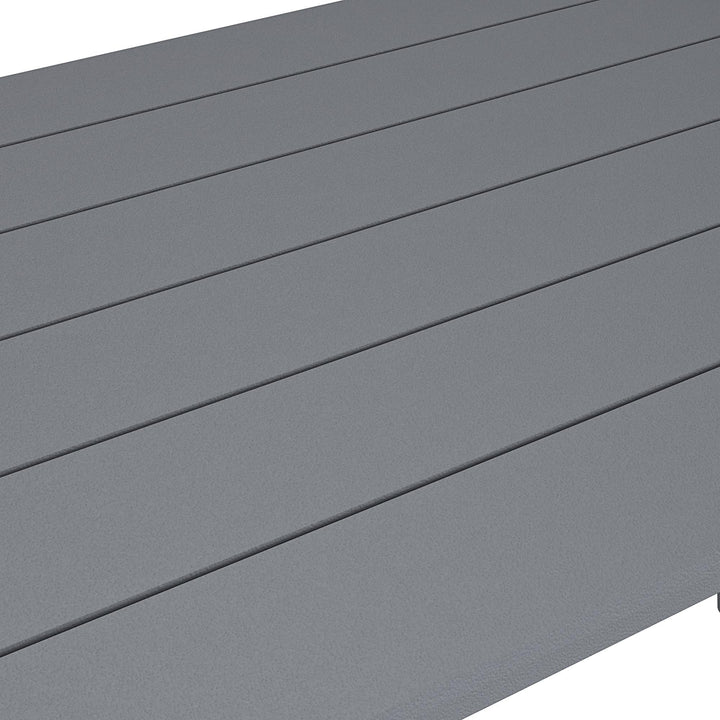  Modern rectangular table - Charcoal - 1-Pack