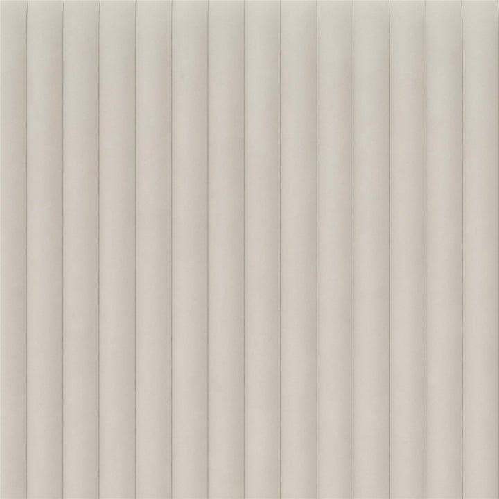 Holly Upholstered Wingback Bed with Vertical Ribbed Tufting - Ivory - King