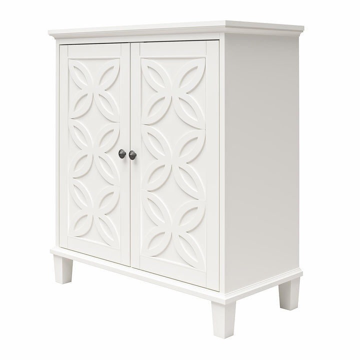 Celeste Double Door Accent Cabinet - White