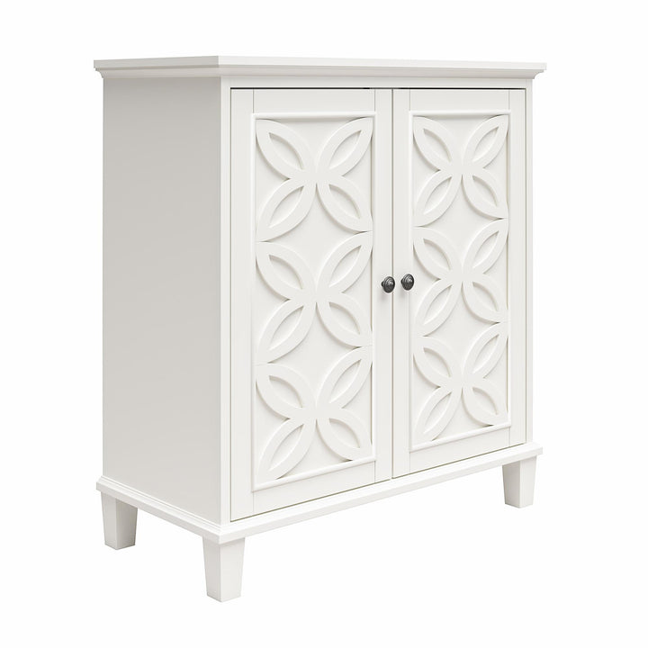 Celeste Double Door Accent Cabinet - White