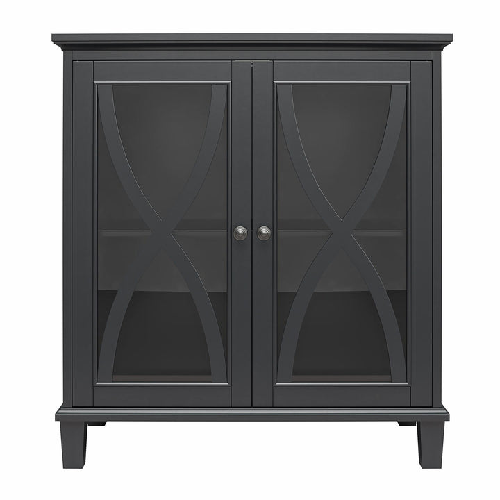 Celeste Accent Cabinet for Storage -  Black