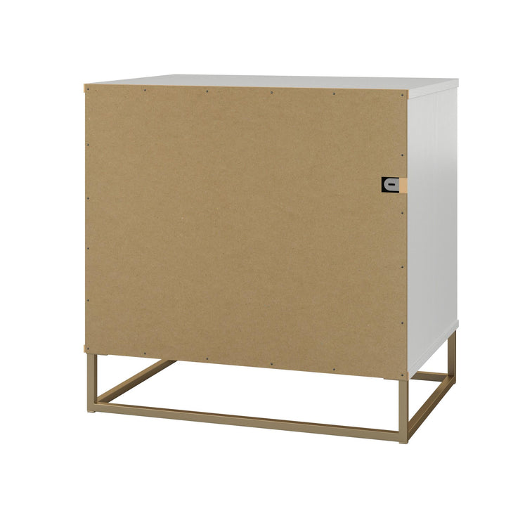 Compact and versatile accent cabinet for any space - White
