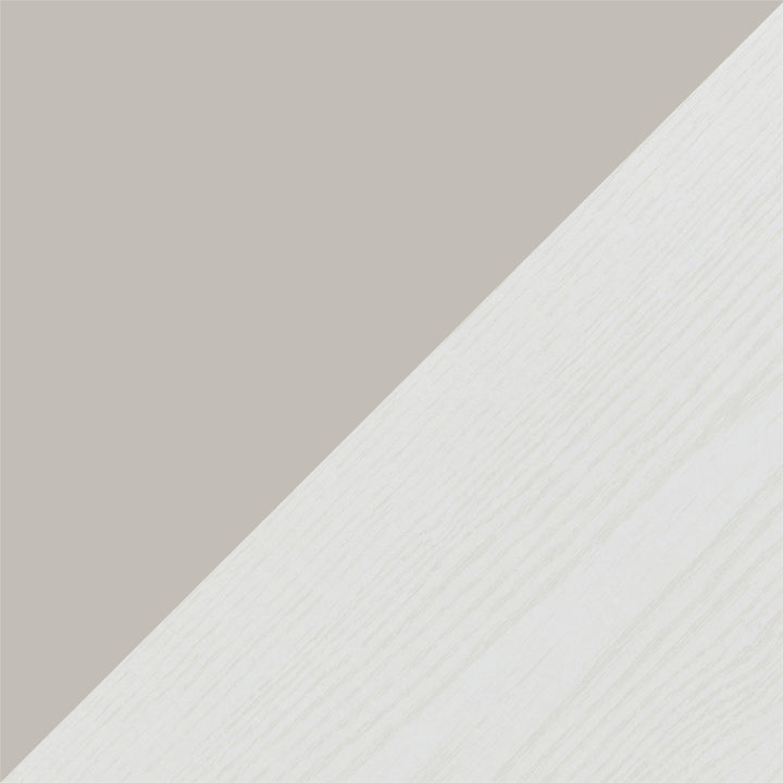 Classic and fun Kelly Collection dresser with a contemporary feel - White