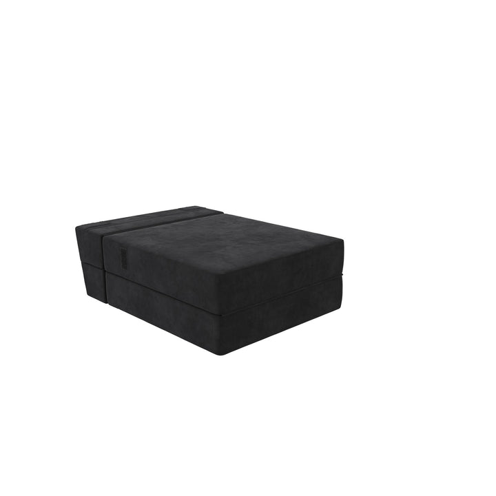 The Flower Modular Chair and Lounger Bed with 5-in-1 Design - Black
