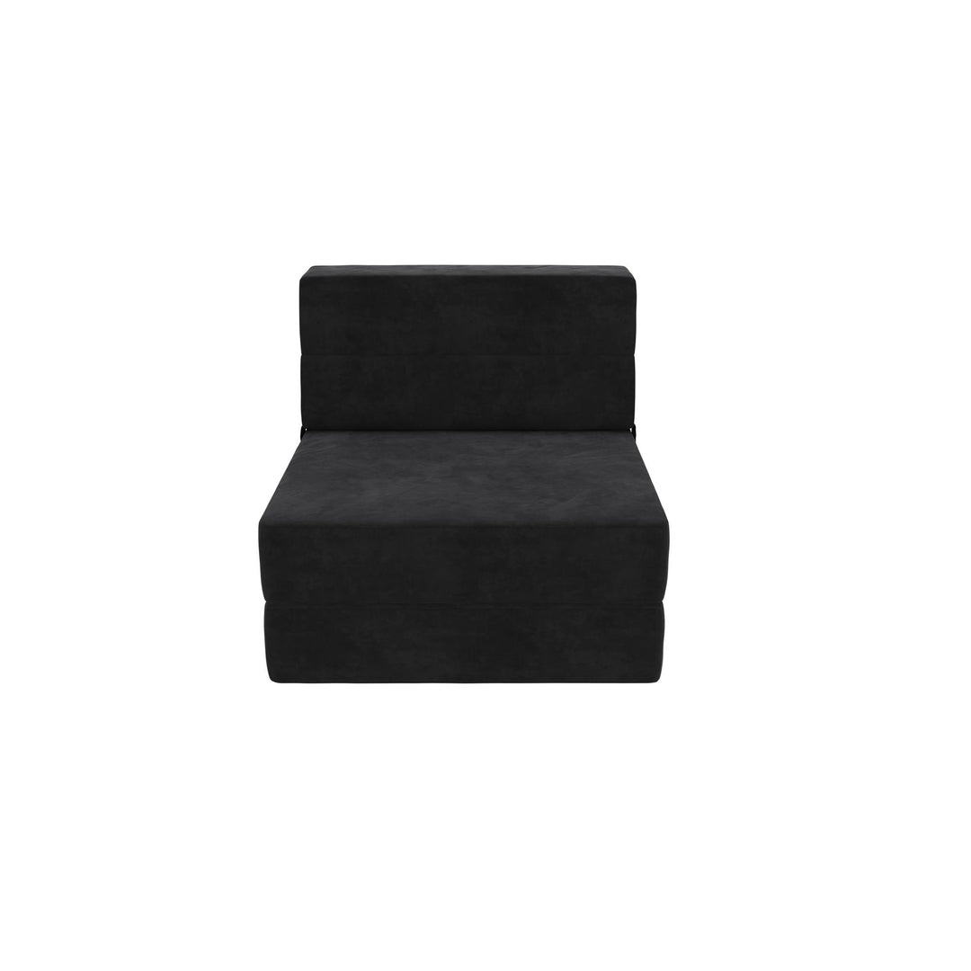 The Flower Modular Chair and Lounger Bed with 5-in-1 Design - Black