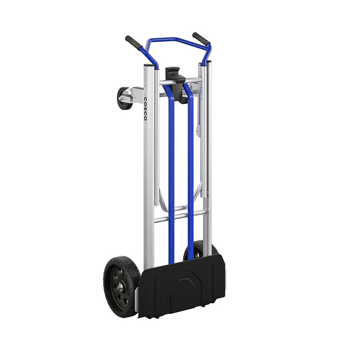 Next Gen 3-in-1 Folding Toe Plate Hand Truck, 800/1000 lb - Blue - 1-Pack