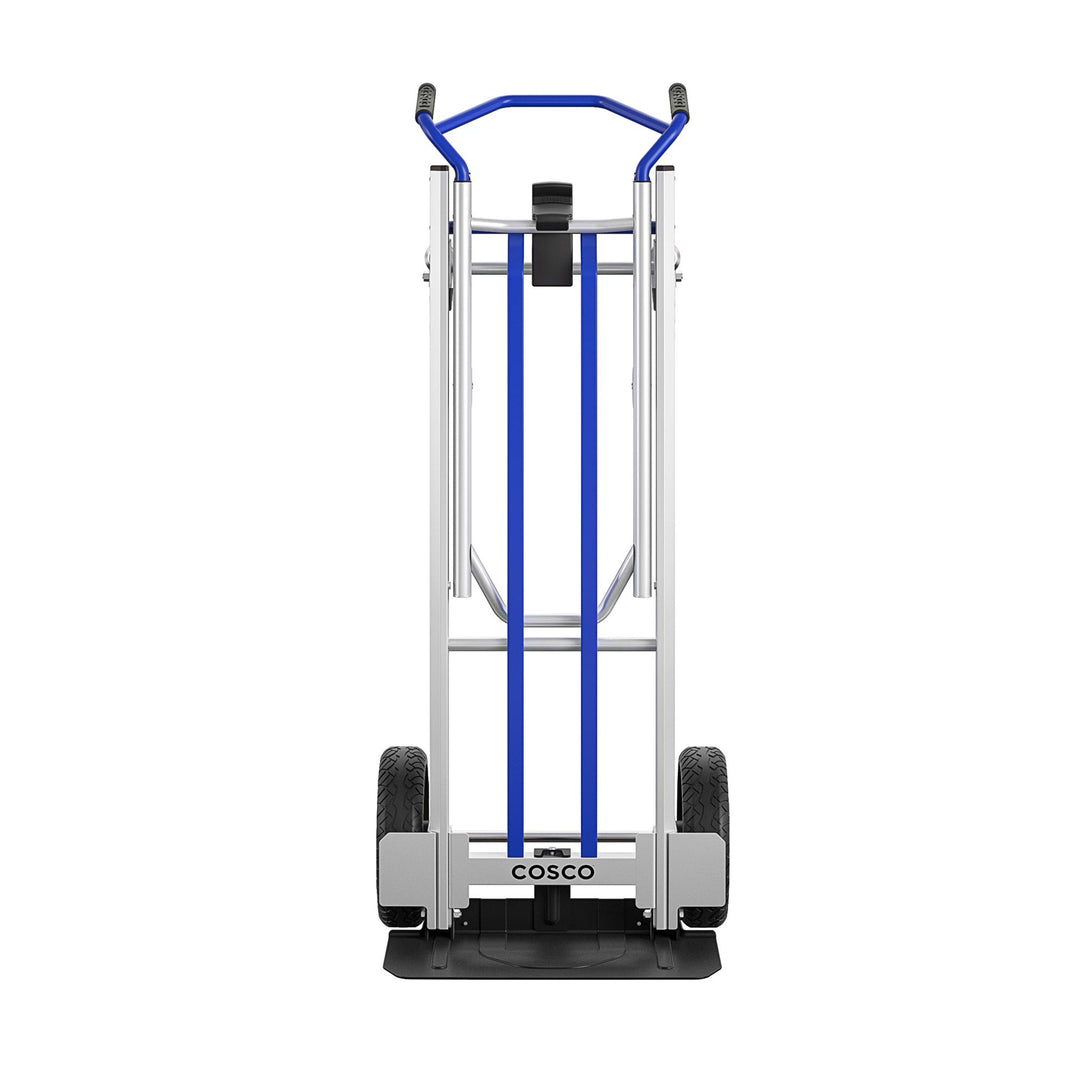 Next Gen 3-in-1 Folding Toe Plate Hand Truck, 800/1000 lb - Blue - 1-Pack
