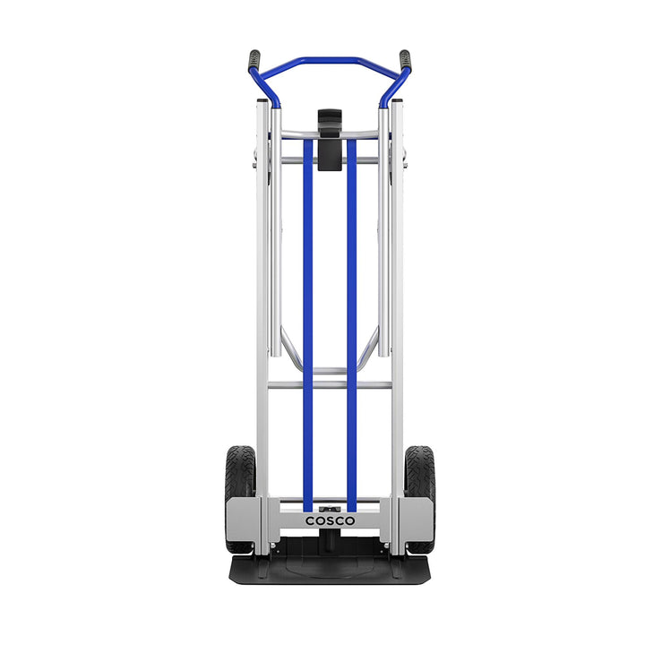 Next Gen 3-in-1 Folding Toe Plate Hand Truck, 800/1000 lb - Blue - 1-Pack