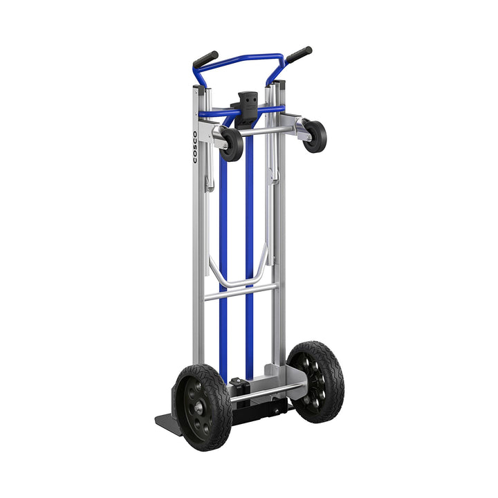 Next Gen 3-in-1 Folding Toe Plate Hand Truck, 800/1000 lb - Blue - 1-Pack