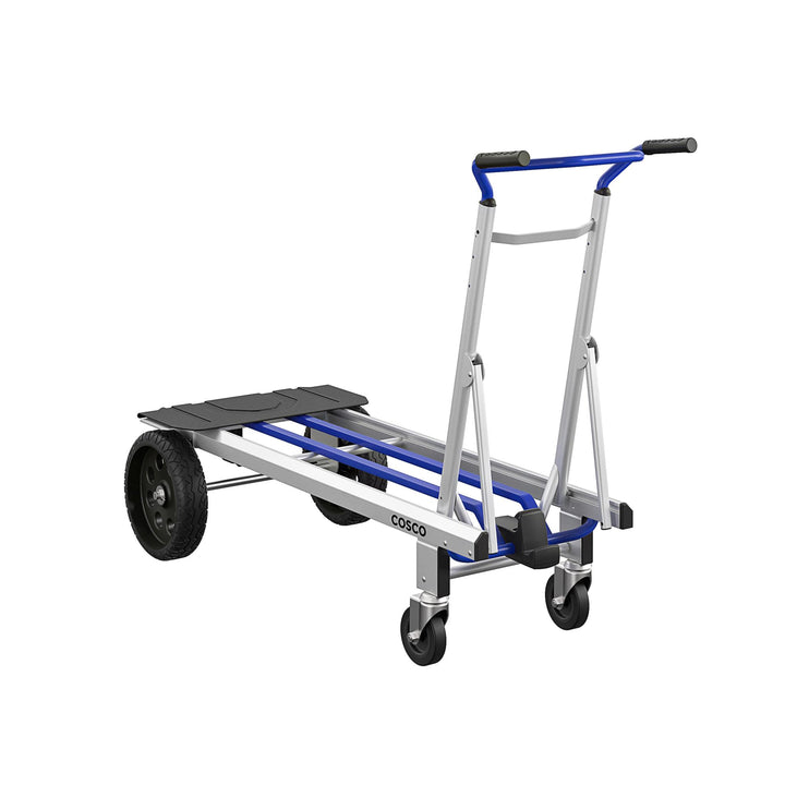 Next Gen 3-in-1 Folding Toe Plate Hand Truck, 800/1000 lb - Blue - 1-Pack