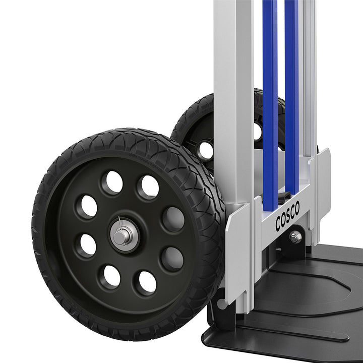 Next Gen 3-in-1 Folding Toe Plate Hand Truck, 800/1000 lb - Blue - 1-Pack