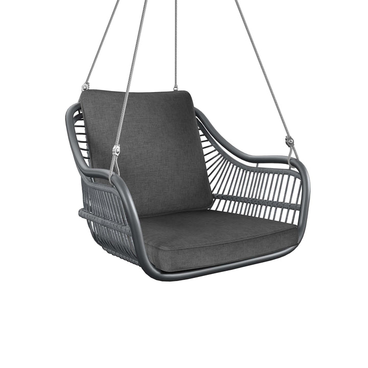 swing cushions with back - Dark Gray