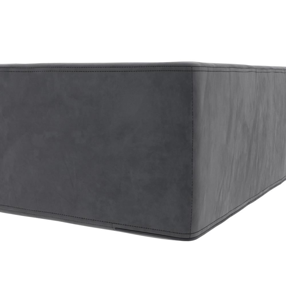 The Flower Ottoman Pouf Comfort Floor Seat and Footrest - Gray