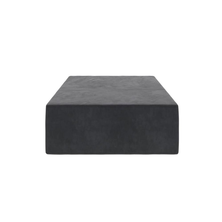 The Flower Ottoman Pouf Comfort Floor Seat and Footrest - Gray