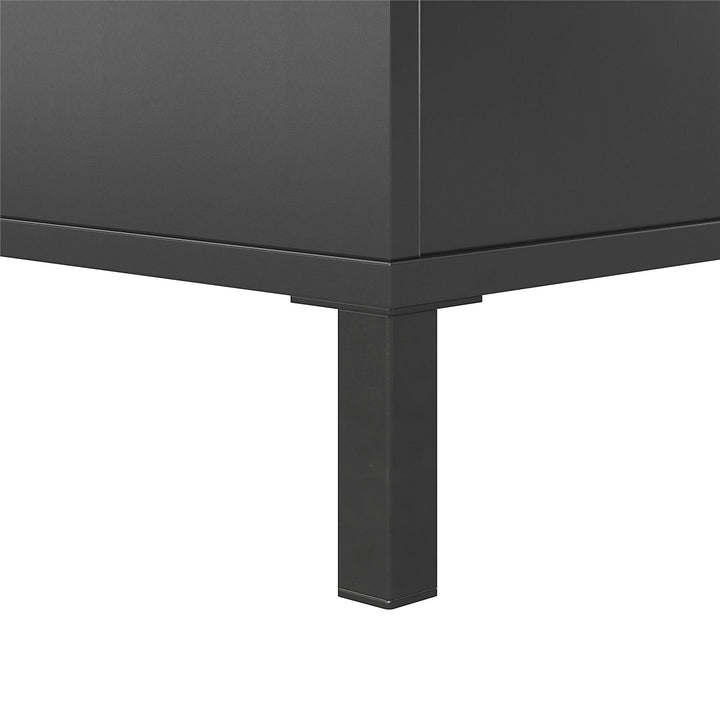 Falcon Youth Gaming TV Stand with ARGB LED Lights - Matte Black