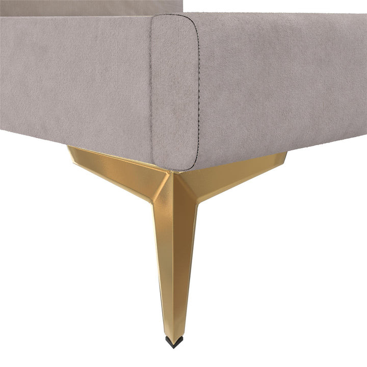 Coco Upholstered Bed - Taupe - King