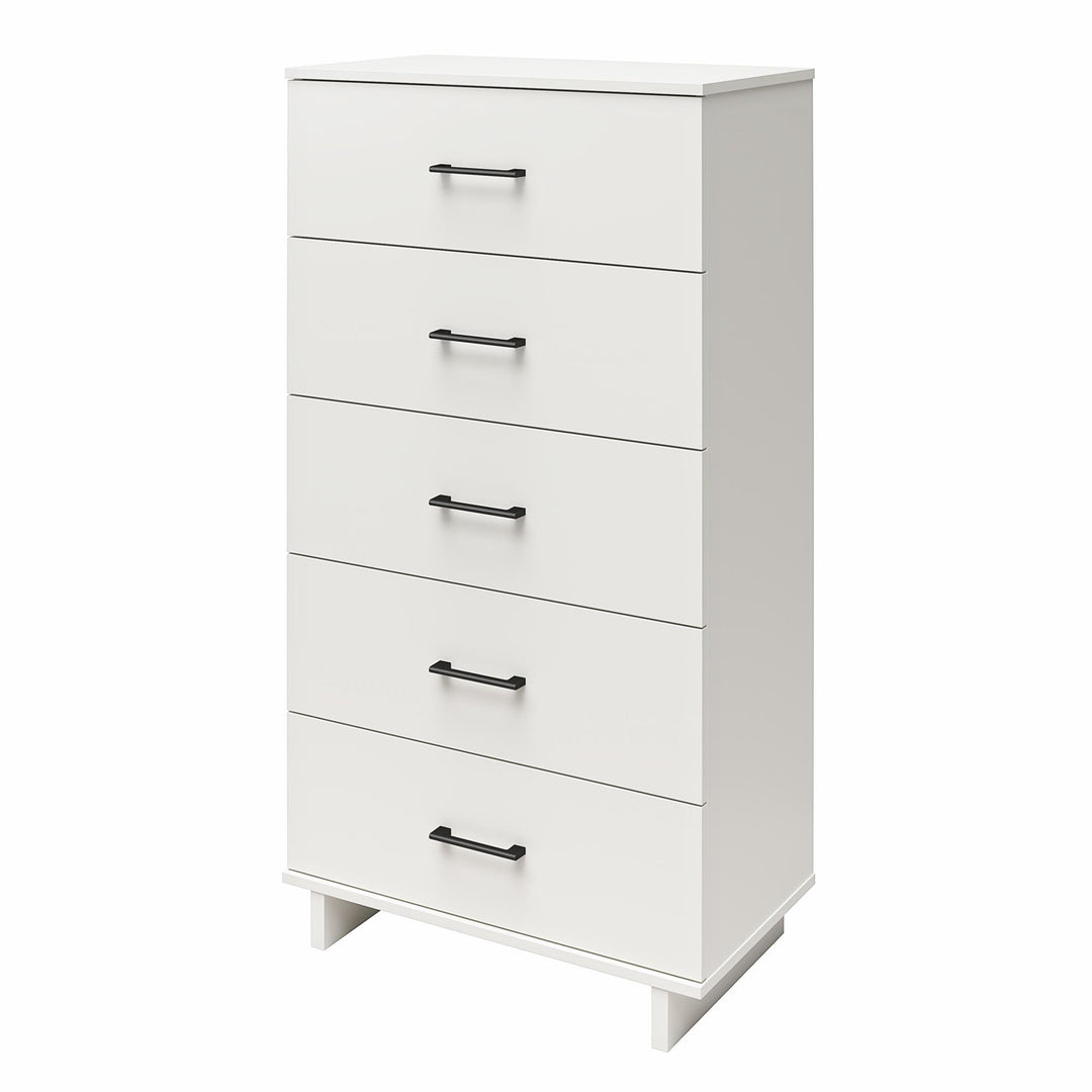 5 drawer dresser plans free - White