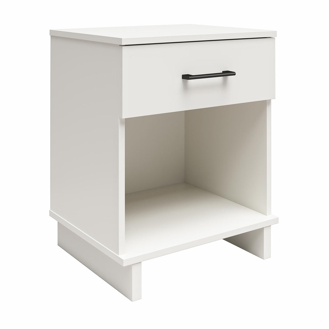 1 drawer nightstand designs -  White