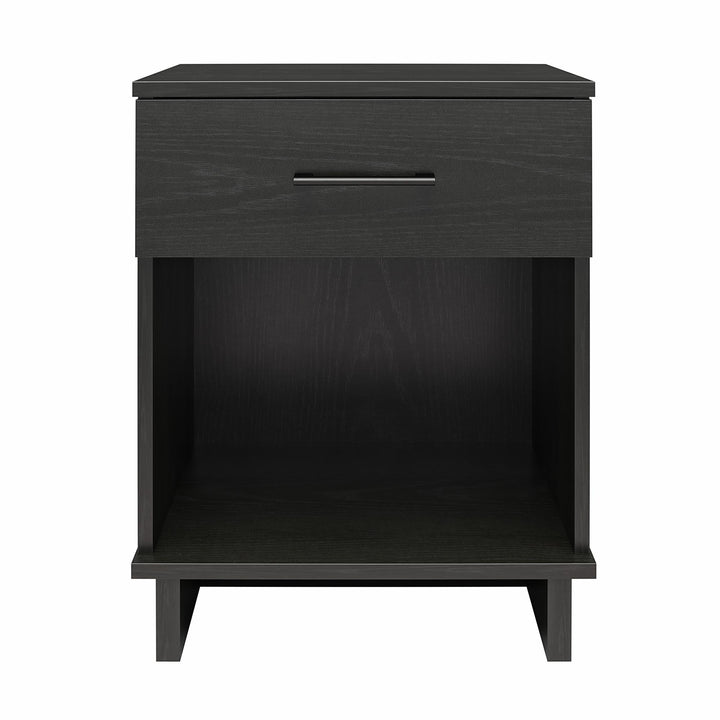 Southlander 1 Drawer Nightstand - Black Oak