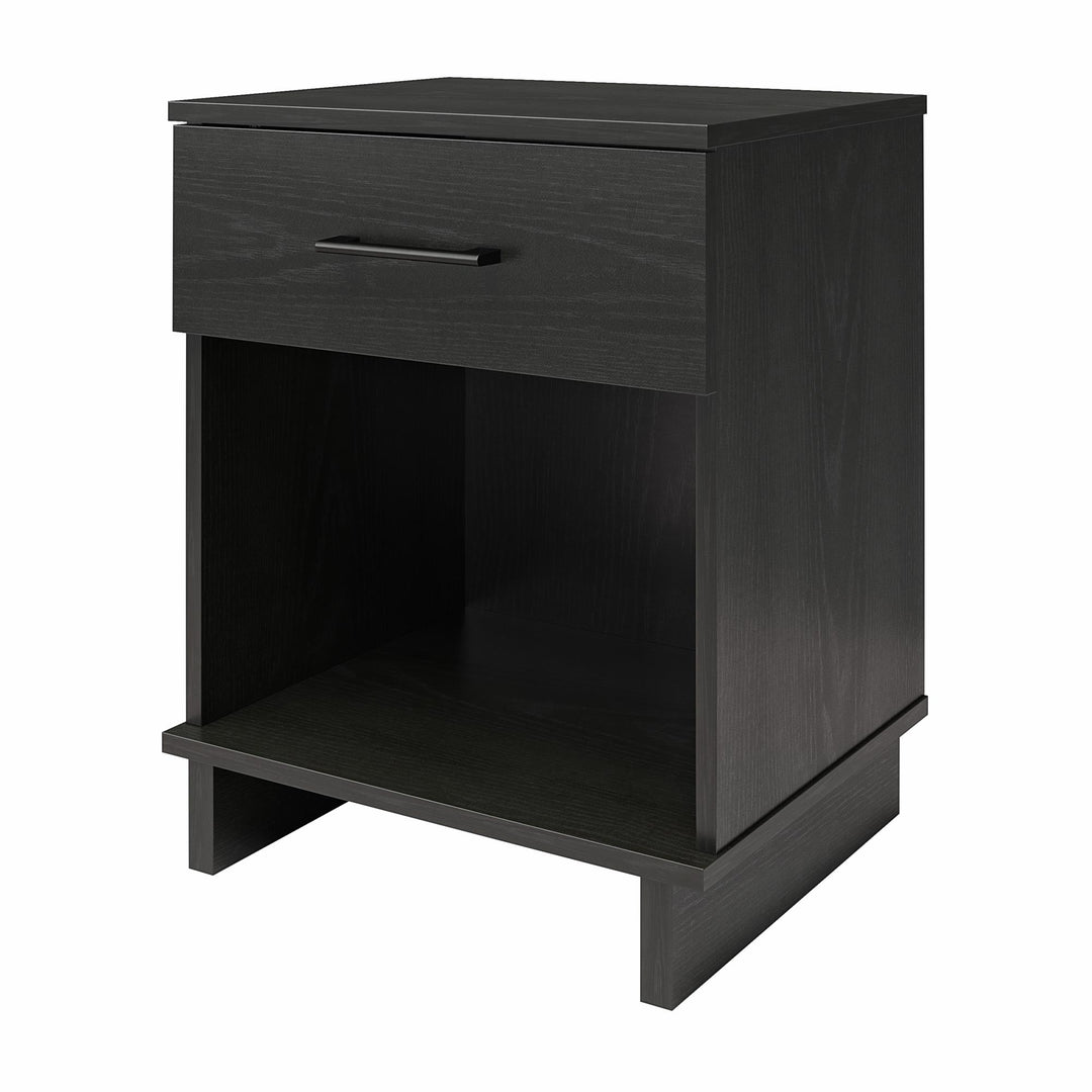 Southlander 1 Drawer Nightstand - Black Oak