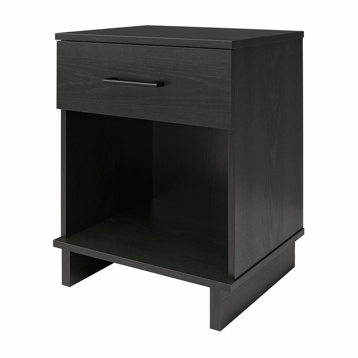 Southlander 1 Drawer Nightstand - Black Oak