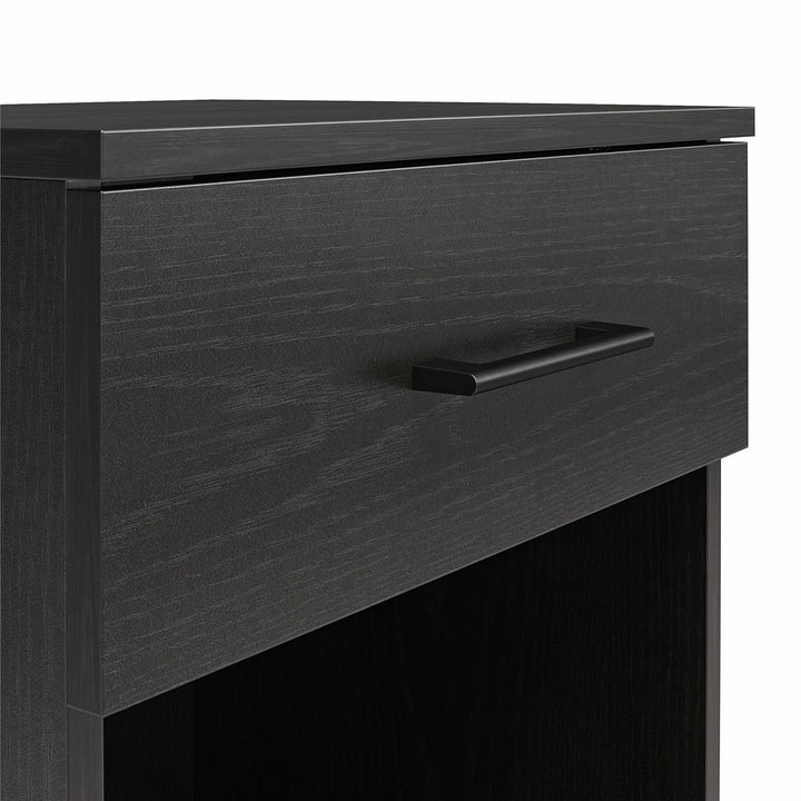 Southlander 1 Drawer Nightstand - Black Oak