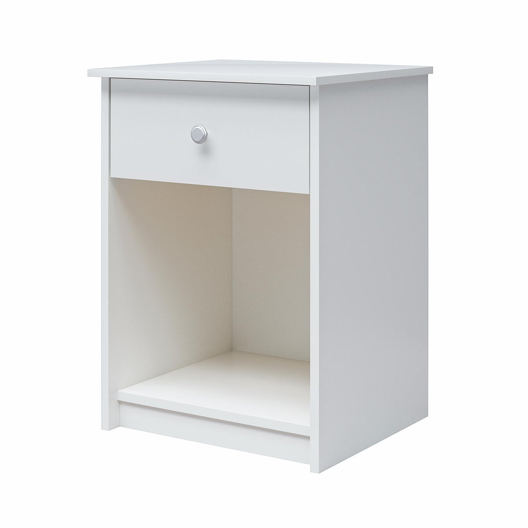 Ellison Nightstand with Drawer - White