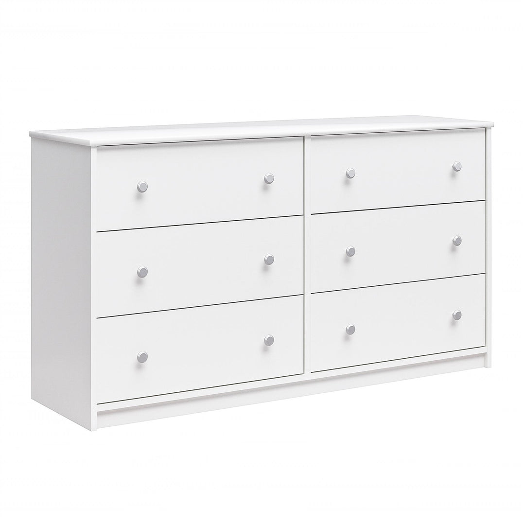 Ellison 6 Drawer Wide Dresser - White