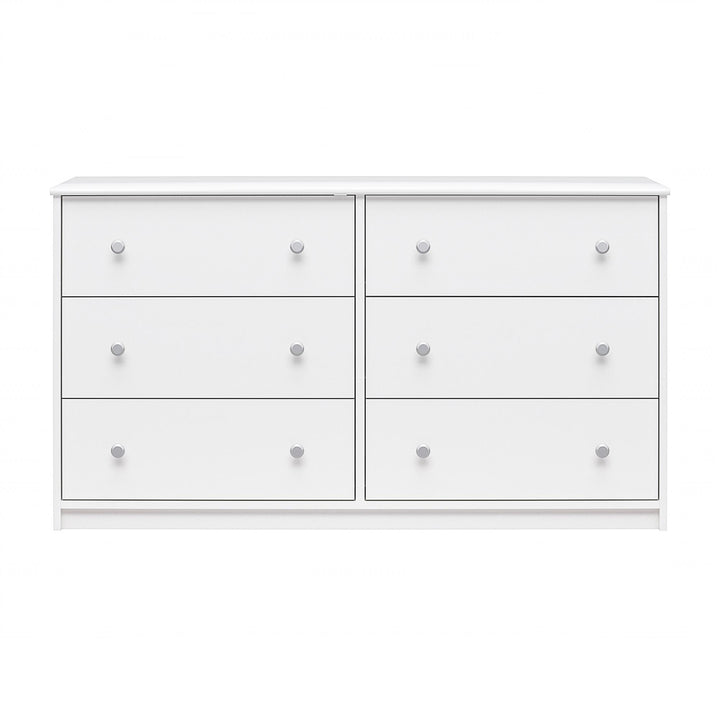 Ellison 6 Drawer Wide Dresser - White