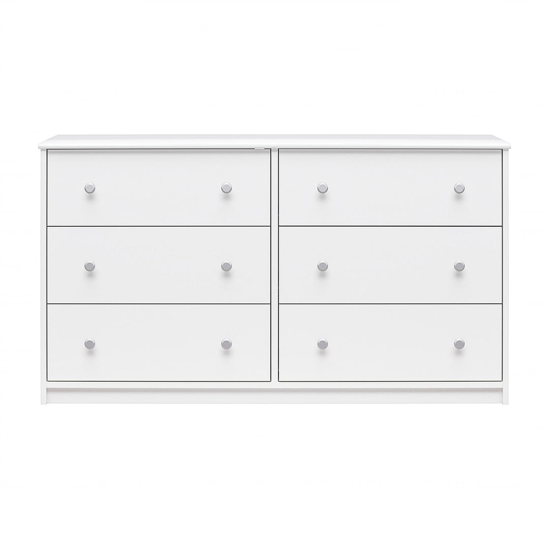 Ellison 6 Drawer Wide Dresser - White