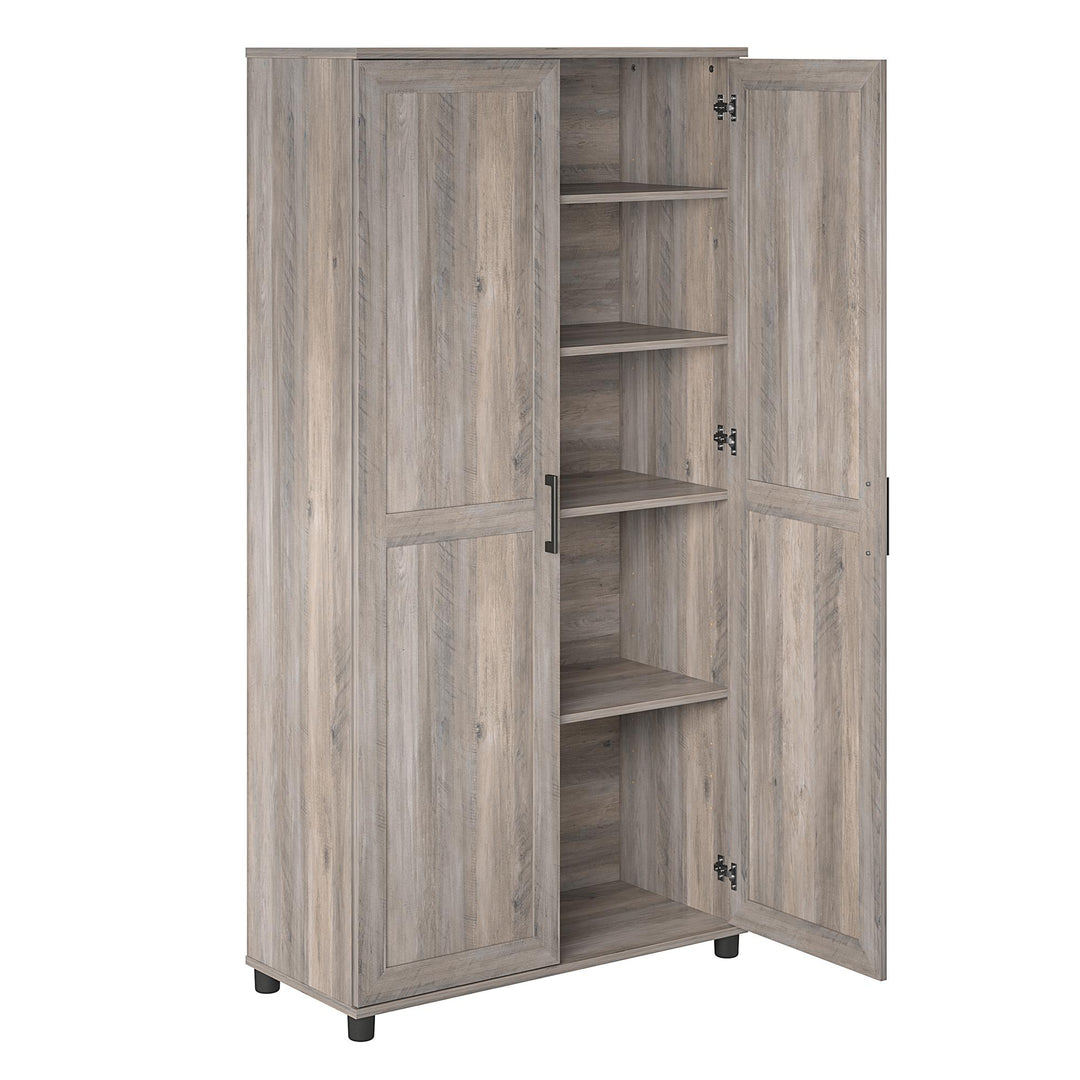 Safe home: Tindall with wall anchor - Gray Oak