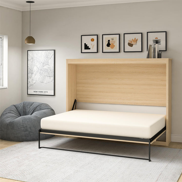 Paramount Full Size Daybed Wall Bed - Monterey Oak