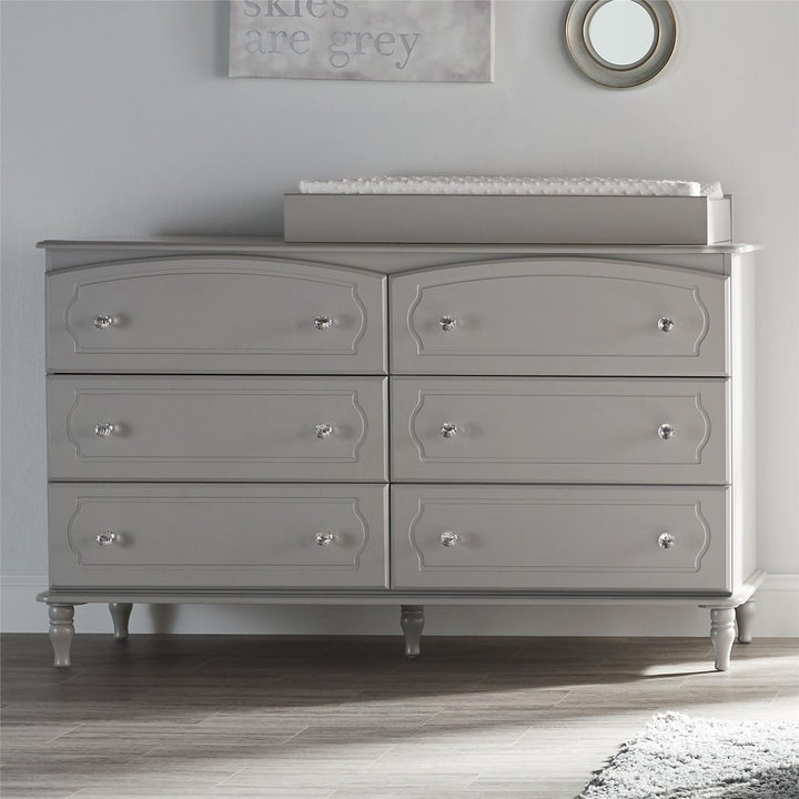 Rowan Valley Changing Table Topper for Dressers - Dove Gray