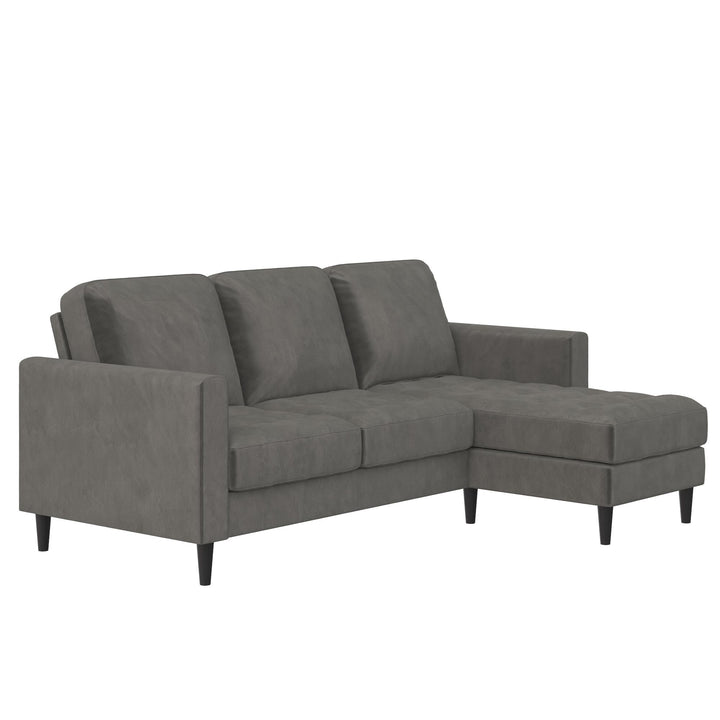Strummer Reversible Sectional Sofa Couch - Light Gray