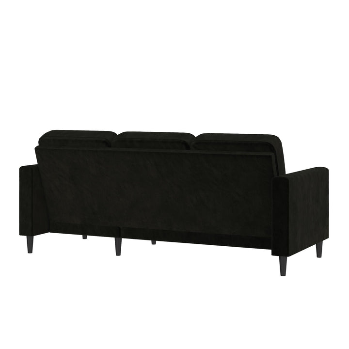 Strummer Reversible Sectional Sofa Couch - Black