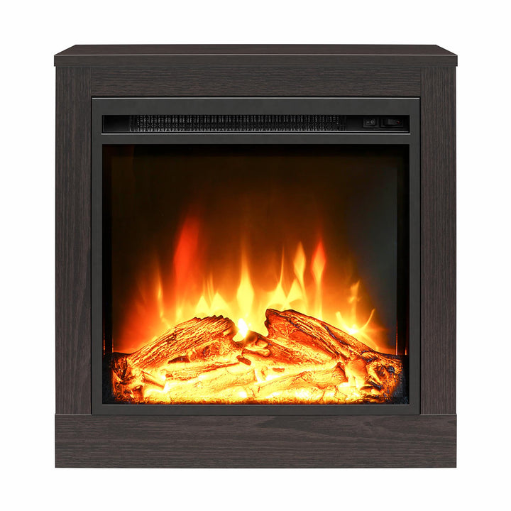 Fairwood Fireplace Mantel with Adjustable Heat - Espresso