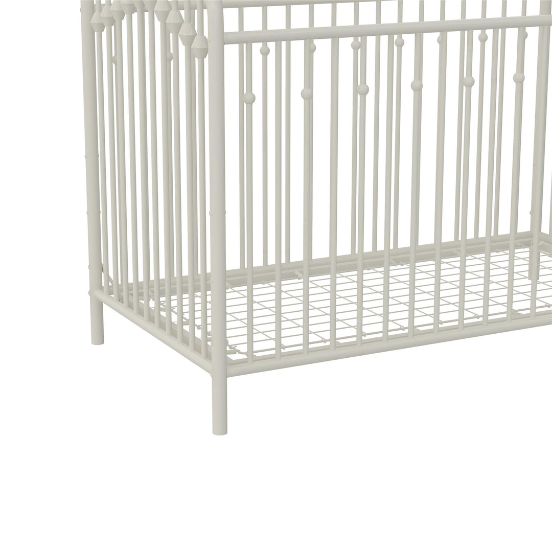 Bushwick Metal Crib - Off White