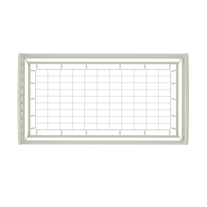 Novogratz Bushwick Metal Crib, Off White - Off White