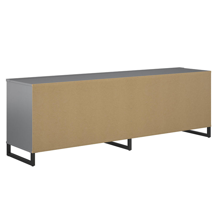 TV Stand with 4 closed storage cabinet - Graphite