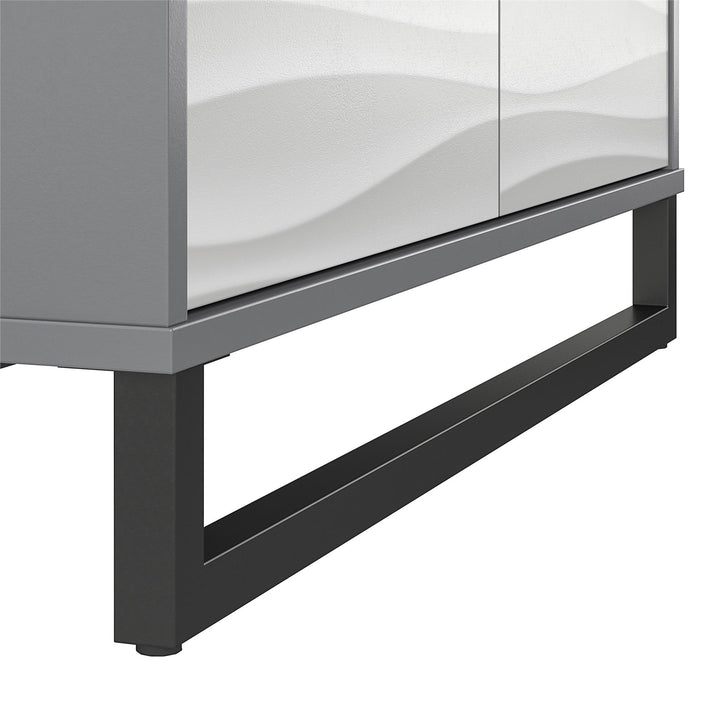 Monterey 1 Door / 3 Drawer Accent Cabinet - Graphite