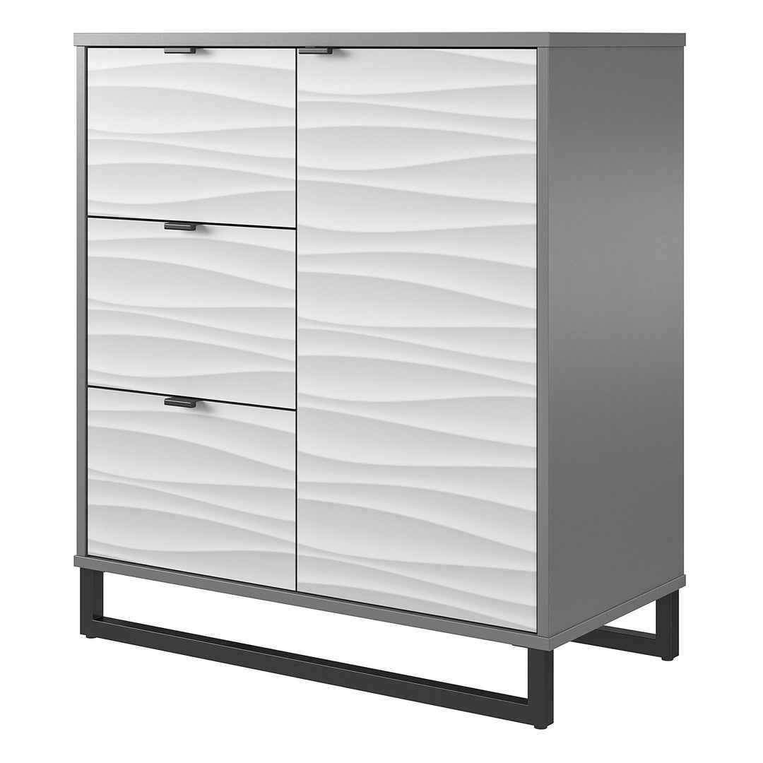 Monterey 1 Door / 3 Drawer Accent Cabinet - Graphite