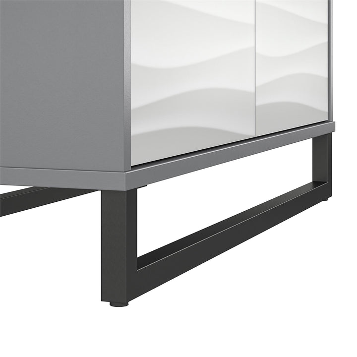 media 2 Door Accent Cabinet - Graphite