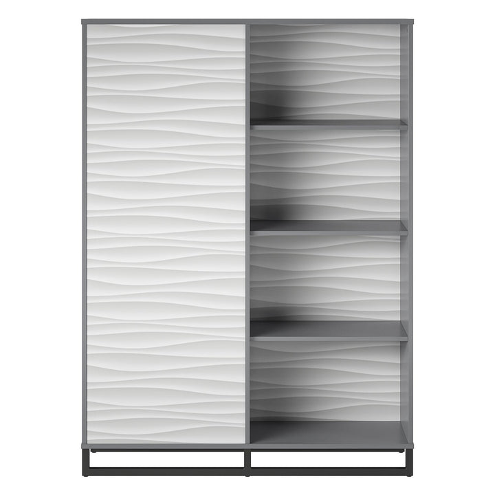 Monterey Large Bookcase / 2 Sided Room Divider - Graphite