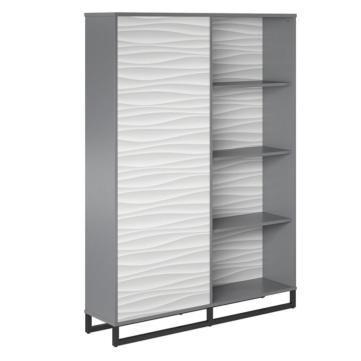 Two-way book storage divider - Graphite