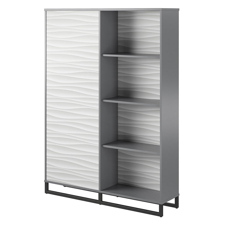 Double sided bookshelf divider - Graphite