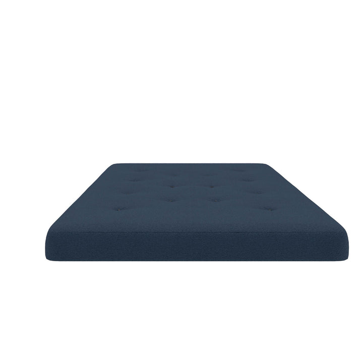 Durable 6-inch Bonnell coil futon mattress by Cozey -  Blue - Full
