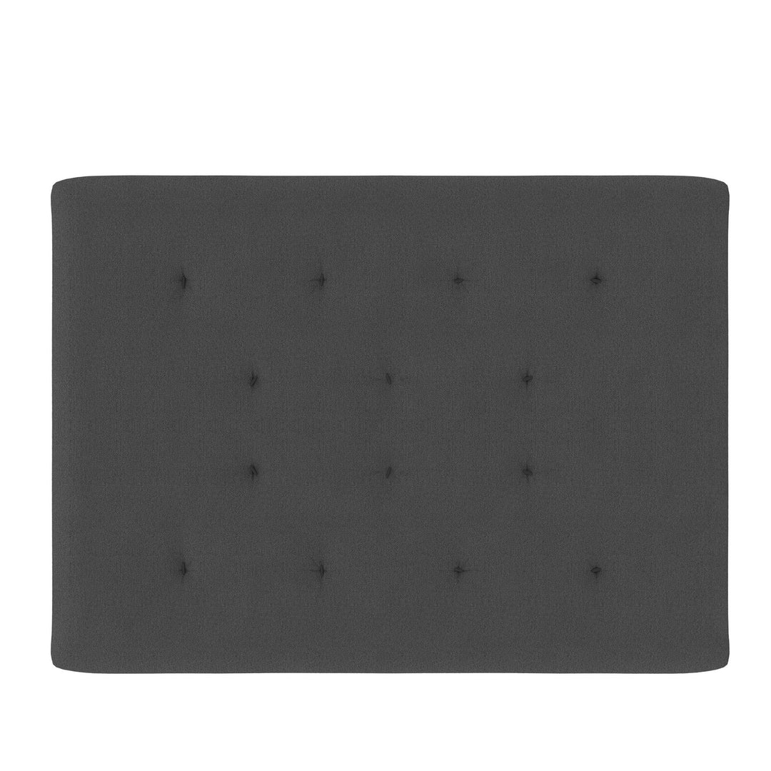Cozey 6 Inch Bonnell Coil Futon Mattress with Microfiber - Dark Gray - Full