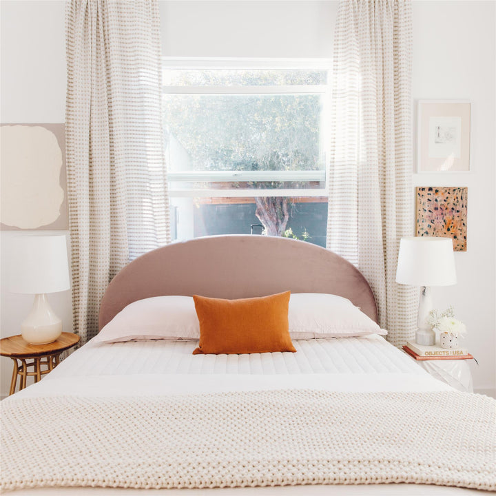 Moon bed for bedroom -  Blush 